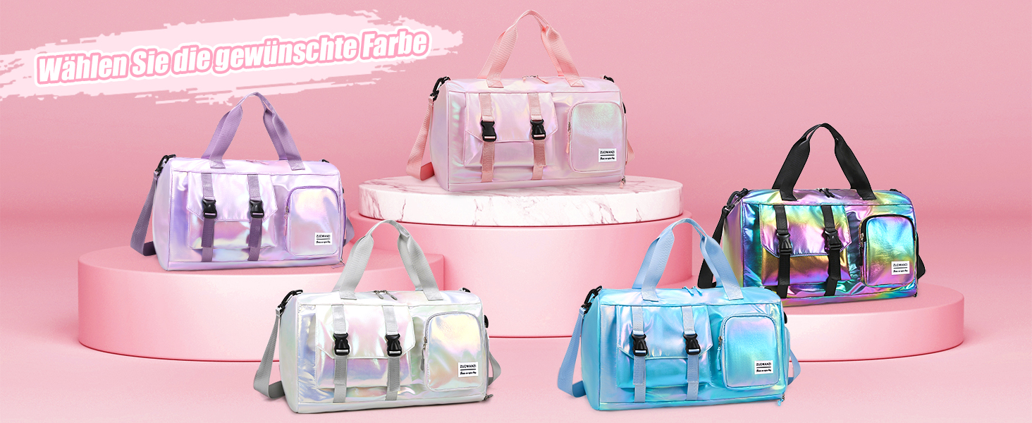 Спортивна сумка Tokeya для жінок: водонепроникна сумка для плавання, гімнастика, спортзал, подорожі (бежева)