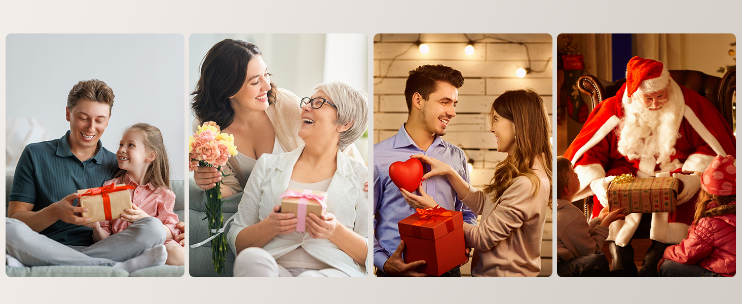 Масажер для шиї та спини Cotsoco, бездротовий, з підігрівом, 3D масаж, для жінок та чоловіків