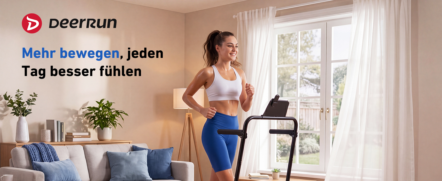 Бігова доріжка DeerRun Walking Pad з нахилом 6% для дому та офісу, компактне підстільне Laufband з LED-дисплеєм, пультам та підтримкою додатка, до 136 кг, світло-рожева