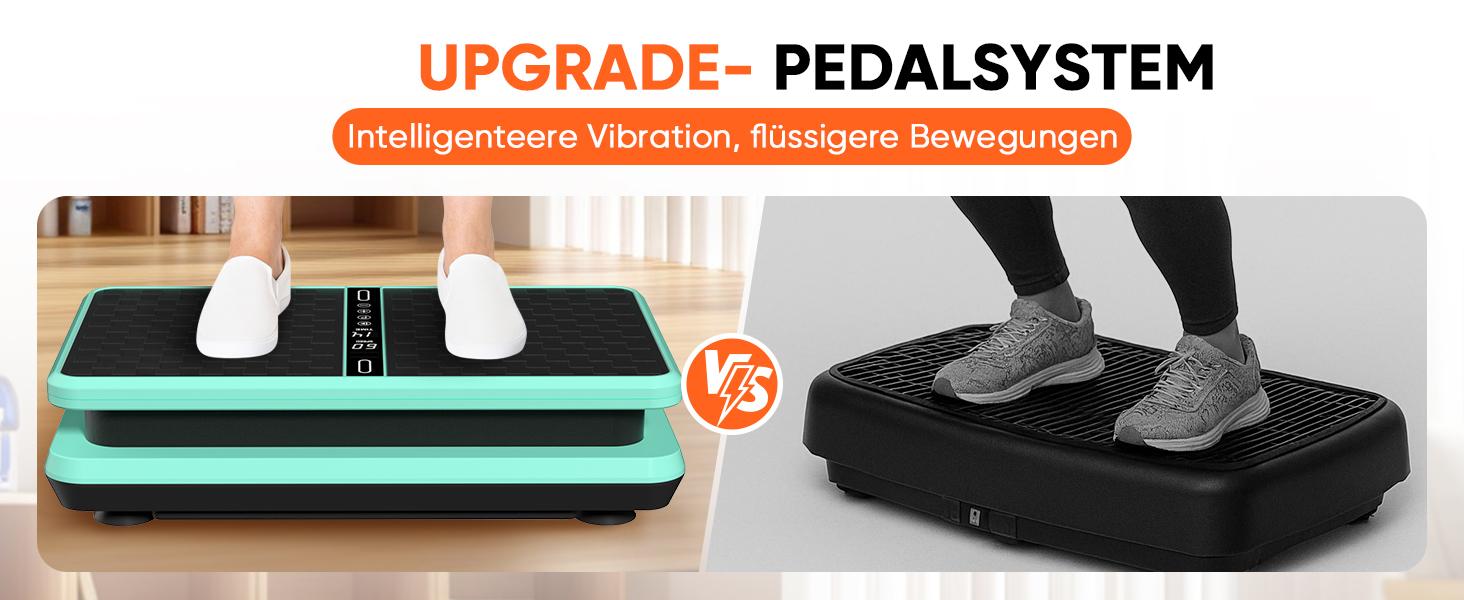 Вібраційна платформа для дому 2025: тренажер для схуднення та нарощування м'язів. Вібраційний тренажер для всього тіла, 99 рівнів інтенсивності, 58 см, до 150 кг