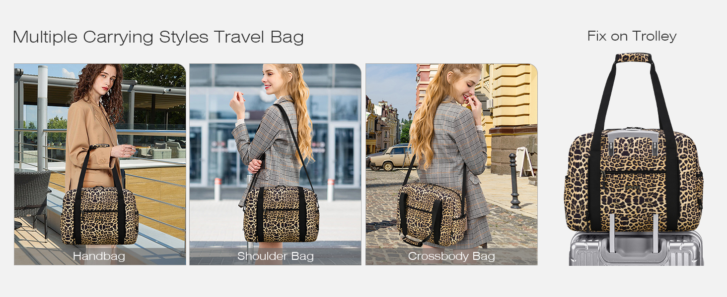 Спортивна сумка-рюкзак SPAHER Leopard: 40x30x20 см, для ручної поклажі Wizzair, Vueling, для подорожей, фітнесу, дамам та чоловікам