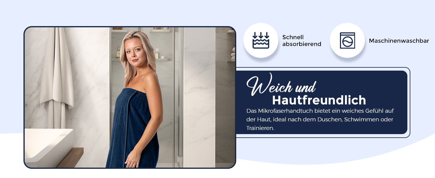 Набір мікрофібрових рушників LEGITH – швидковисихаючі та компактні для подорожей, пляжу, спорту та кемпінгу (3 розміри: 160x80 см, 120x60 см, 80x40 см) – економія місця