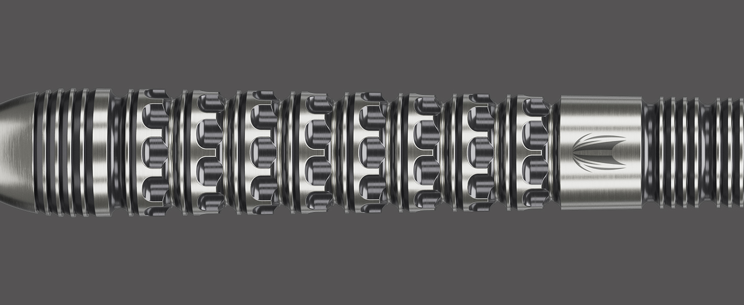 Дарти сталеві Target Darts Redux 90% Tungsten (26G, 23/24/25/26G) з оперенням Pro Ultra Nr. 6 та шафтами Pro Grip - комплект