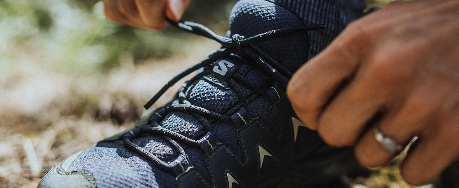 Жіночі трекінгові черевики Salomon X Braze Mid Gore-Tex, 39 1/3 EU, Ebony India Ink Bleached Aqua