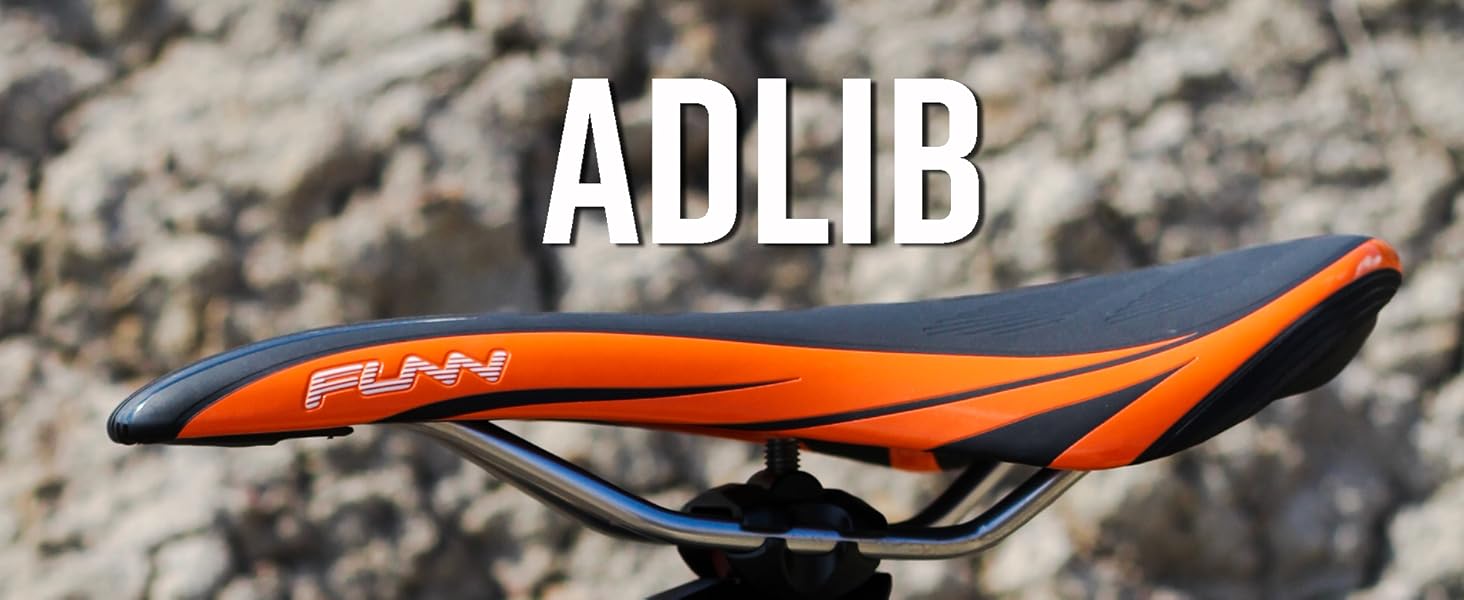 Велосидіння Funn Adlib CrMo червоне: зручне та легке сідло для MTB, BMX, шосейного велосипеда з вінілової шкіри
