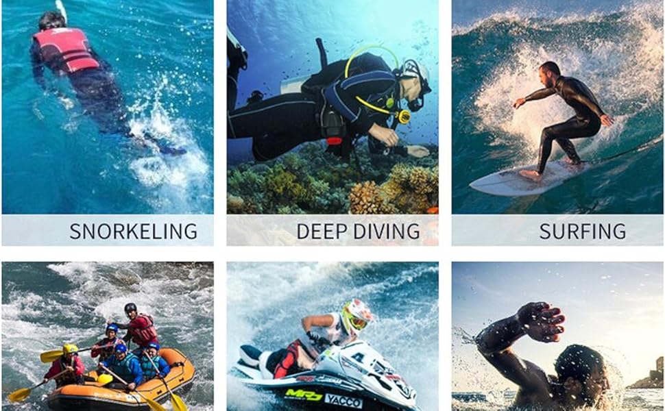 Рукавички для дайвінгу ZCCO 3мм/5мм, двошарові термо-неопренові рукавички з еластичним манжетом та антиковзким покриттям для дайвінгу, серфінгу, снорклінгу, розмір L