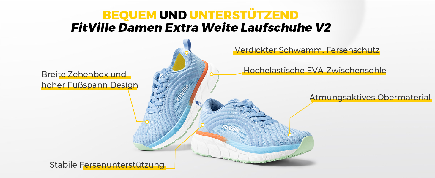 Жіночі кросівки для бігу FitVille з широкою колодкою, дихаючі, спортивні, легкі, моделі barefoot, для джогінгу, снікерси, зручні для ходьби, для широкої стопи (39.5 EU, блакитні)
