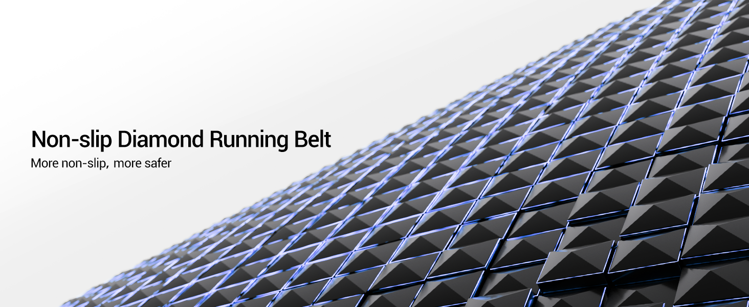 UMAY Walking Pad - біговий килимок для дому з регулюванням нахилу 15% та безшумним мотором, підтримує вагу до 136 кг