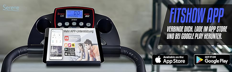 Серіна Лайф: Компактний біговий тренажер для дому - Walking Pad SL26 з Bluetooth та складним механізмом, тихий, для дому та офісу
