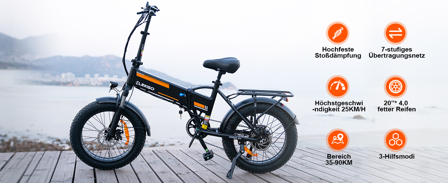 Чоловічий E-Bike 250 Вт 25 км/год Запас 90 км, 10 7-швидкісний РК-дисплей