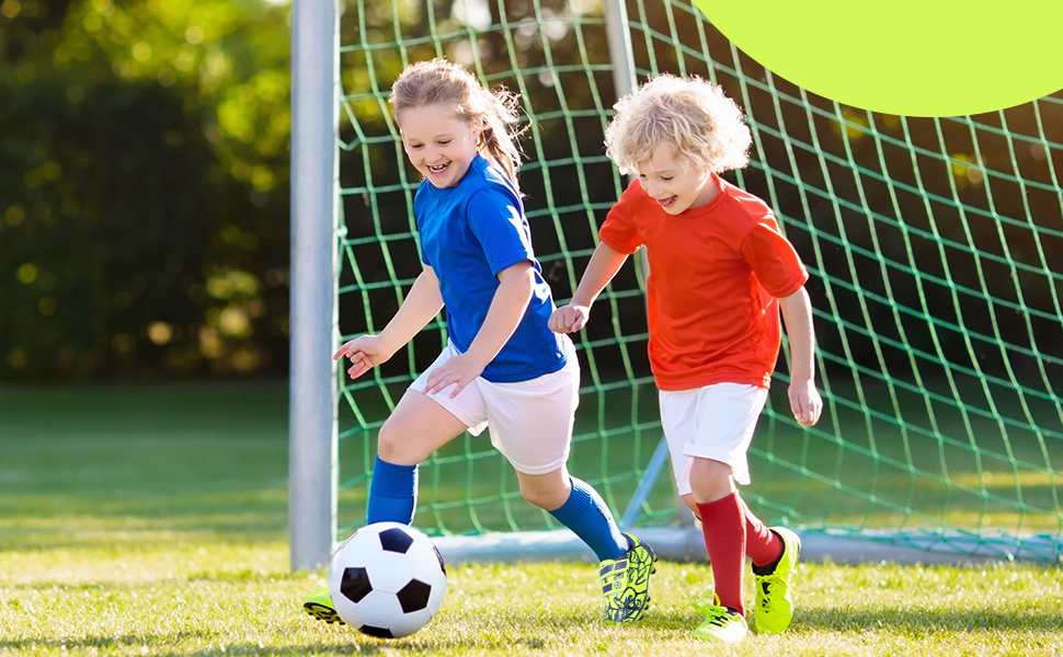 Дитячі футбольні бутси Unisex, дихаючі, для хлопчиків та дівчаток, легкі, антиковзаючі, 28-37 (31 EU), синьо-чорні