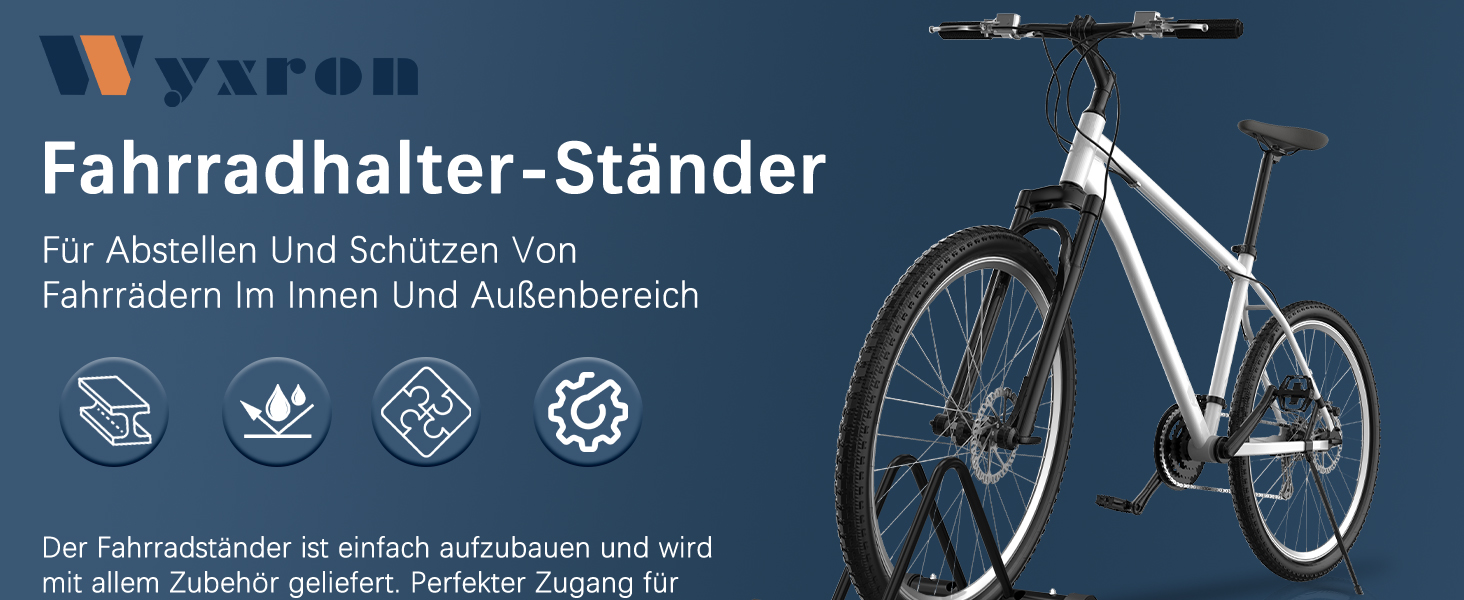 Підставка для велосипеда на підлозі, сталева, регульована, для гірського та шосейного велосипеда