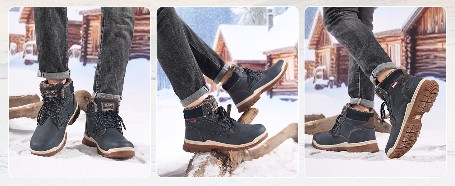 Чоботи зимові чоловічі Arriggo Bello, жовті, 41-46 EU, утеплені, антиковзаючі, для трекінгу та хайкінгу