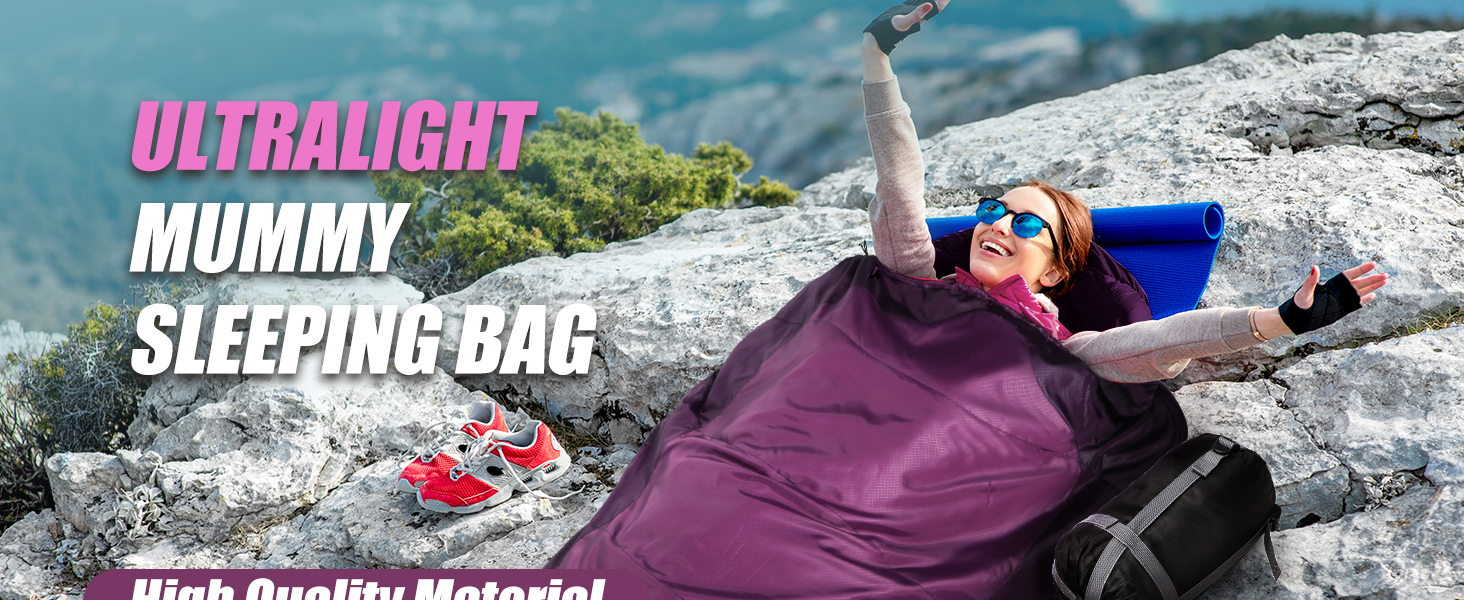 Спальний мішок REDCAMP XL з бавовни, теплий, знімний капюшон, фланелевий, компактний, 3-4 сезони, для дорослих та дітей, для відпочинку на природі, зимовий, риболовля, кемпінг, блакитний, 2lbs наповнювач (Lila з 1.5lbs наповнювачем)