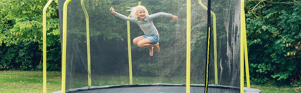 Трамплін для підлітків Plum Unisex, чорний, 10 футів