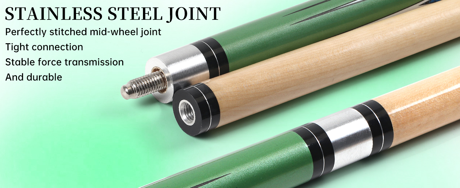 Набір більярдних київ Kmise Pool-Queue-Stick Set – 147 см, канадський клен, професійні, для дорослих, різні кольори, для барів, дому, київ для більярдного столу