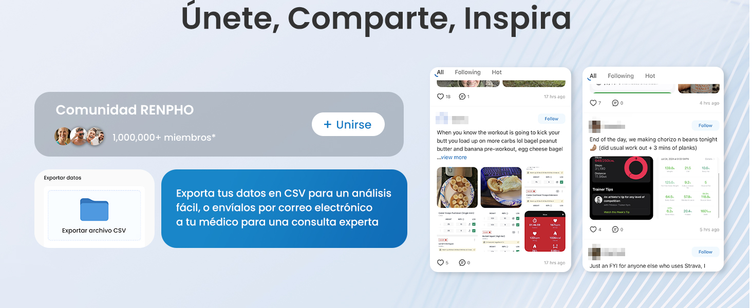 RENPHO Ваги для тіла з аналізатором складу тіла (7 в 1), Bluetooth, до 227 кг, чорні - Smart Scale Elis 300mm