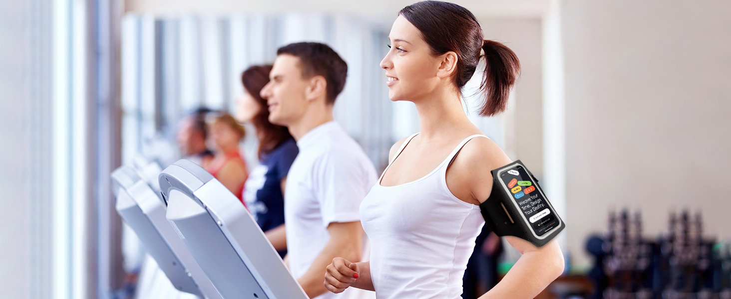 Спортивний браслет EOTW для телефону та AirPods: зручна фіксація на руці, сумісний з iPhone, Galaxy та MP3-плеєрами (5.5'-6.0')