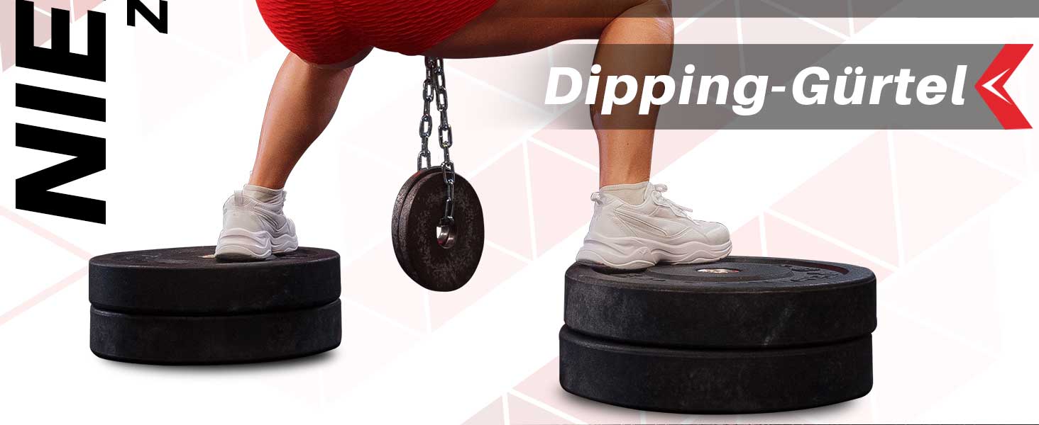 Пояс для важкої атлетики AQF: міцний, з 36-дюймовою сталевою ланцюгом, неопреновий, для пауерліфтингу, бодібілдингу, фітнесу та підтягувань (чорний)