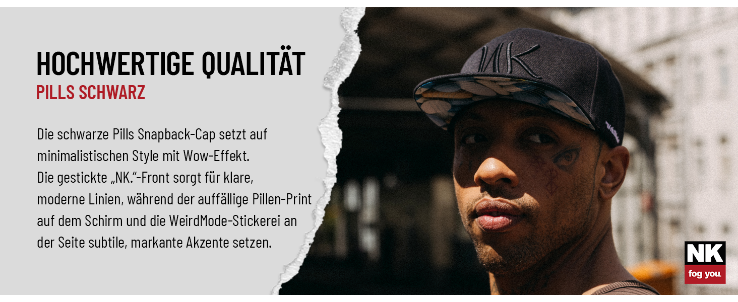 Кепка-снапбек Nebelkind унісекс з прямим козирком, регульована базакап у стилі стрітвір, ретро (Чорний з синім)