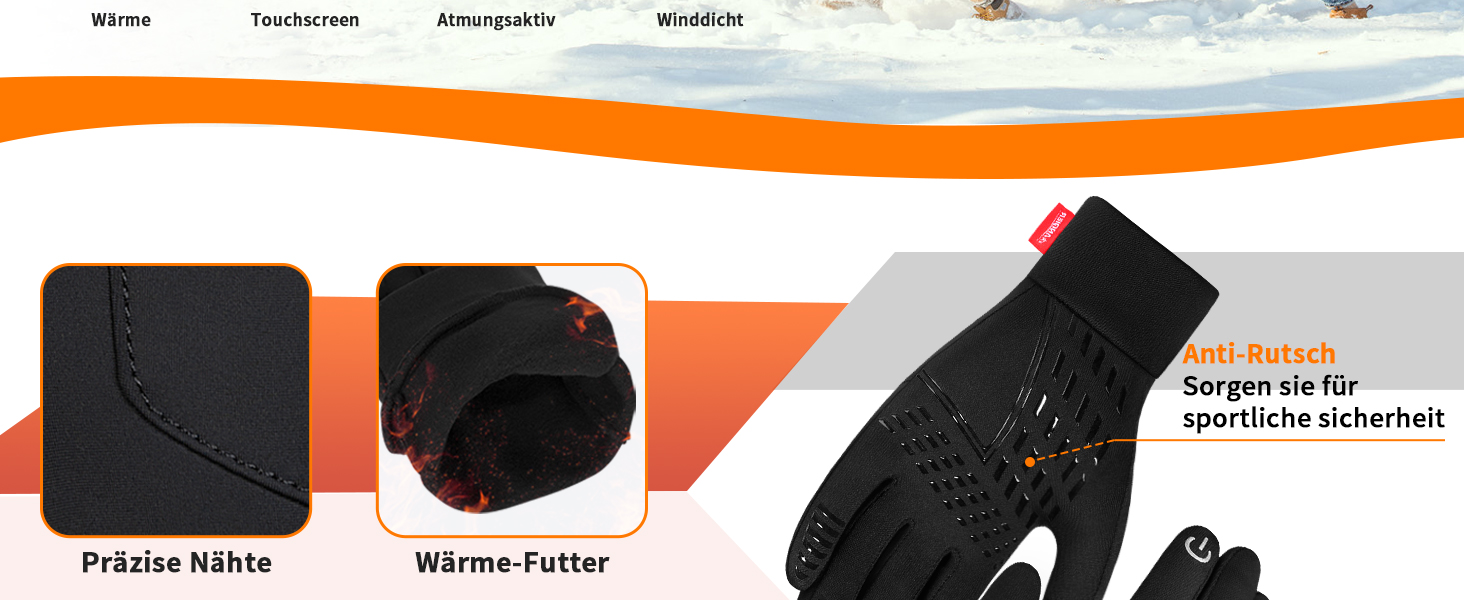 Велосипедні рукавички Lapulas з сенсорним екраном для чоловіків та жінок, чорні, XL