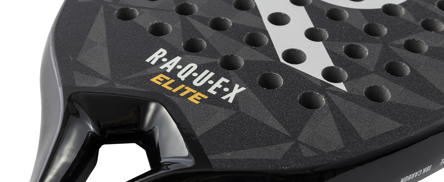 Ракета для падел Raquex Elite 18K Carbon – Професійна, Діамантова форма, Eva 15 Foam