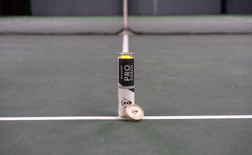 Тенісний м'яч Dunlop Pro Coach - для тренувань та коучингу (4 шт.)