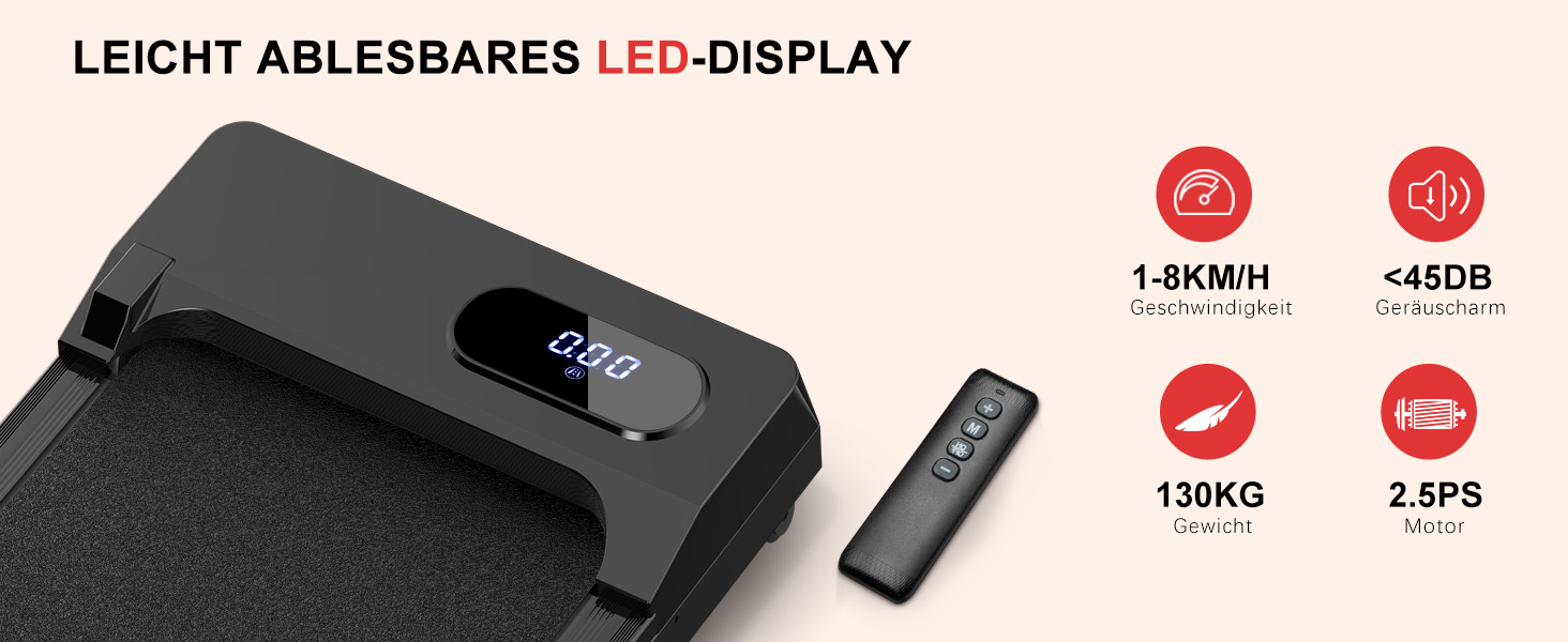 Walking Pad Dskeuzeew: Бігова доріжка з нахилом 7% для дому. 4-в-1, чорний