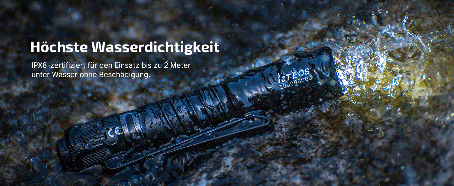 Ліхтарик Olight I3T EOS 180 люмен, міні, водонепроникний IPX8, 16 годин, пісочний колір - для кемпінгу, туризму