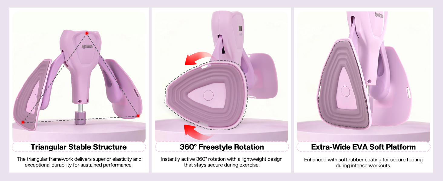 Набір для тренування м'язів тазового дна та стегон – Thigh Master з еластичною стрічкою | Тренажер для ніг вдома | Професійний тренажер для ніг для жінок та чоловіків для нарощування м'язів живота, ніг та сідниць