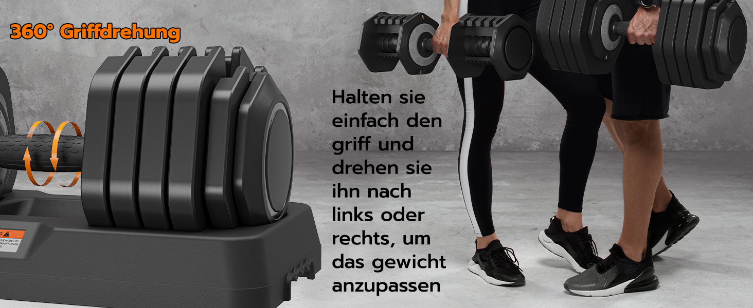 Набір гантелей Dripex: 11 кг, 24.5 кг, 41 кг. Регульовані диски, антиковзні ручки, підставка. Для фітнесу, окремо або пара. 41 кг x2 (10 рівнів налаштування)