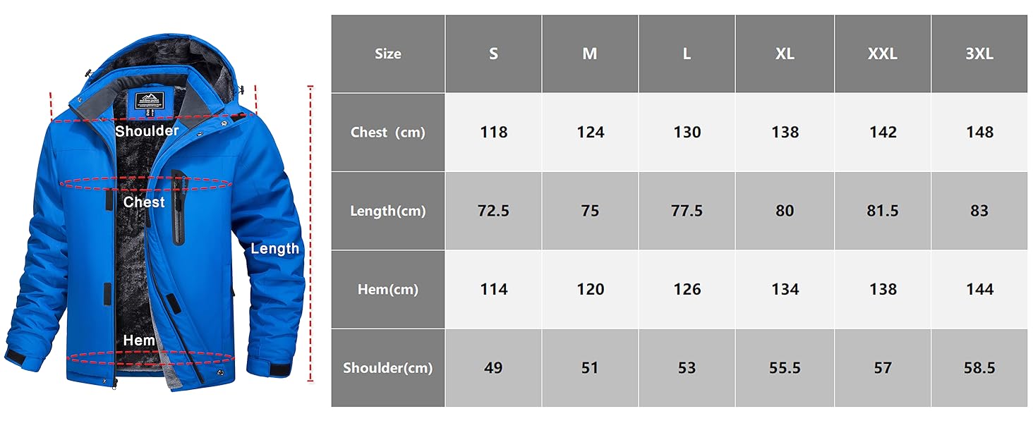 Чоловіча зимова куртка MAGCOMSEN, водонепроникна, з флісовою підкладкою, вітрозахисна, для туризму та активного відпочинку, знімний капюшон (L, темно-сірий)