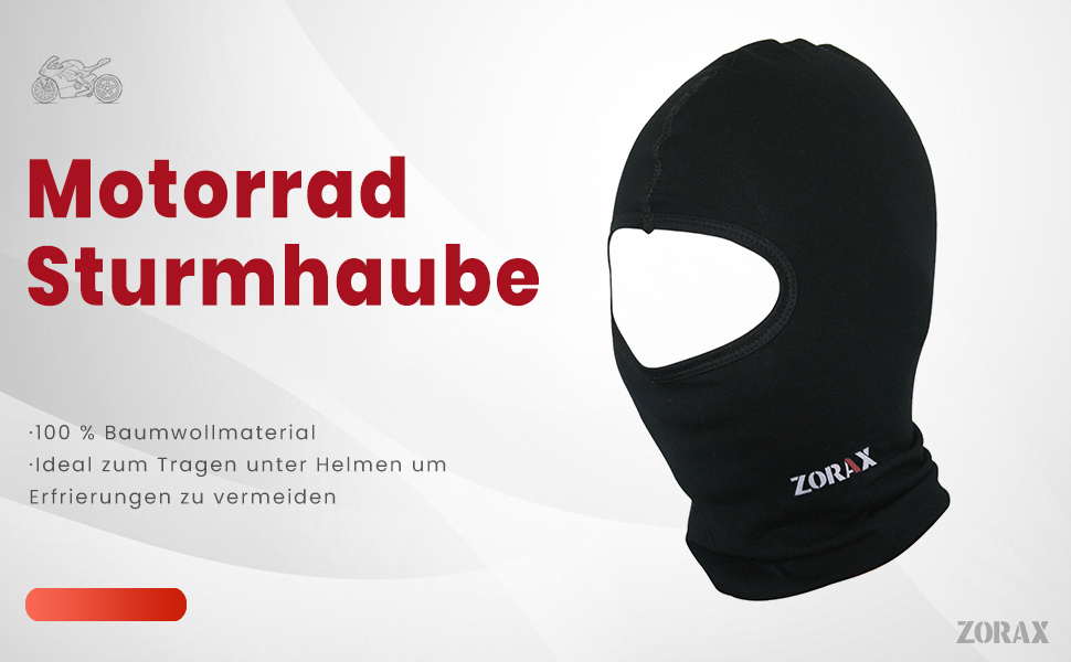 Мотошолом Zorax Mattschwarz XL (61–62 см) для мотокросу з рукавичками XL, окулярами та балаклавою