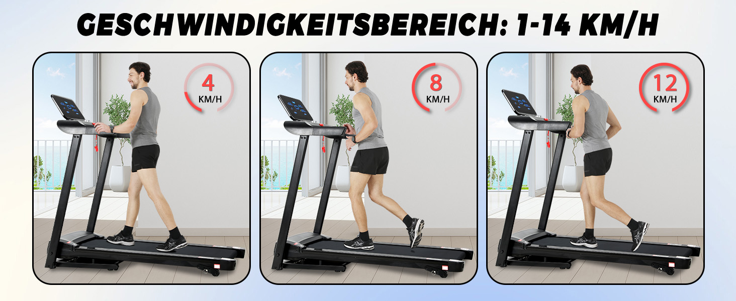 Бігова доріжка Novonova SY-T1507: 1-14 км/год, LED-дисплей, 12 програм, складаний