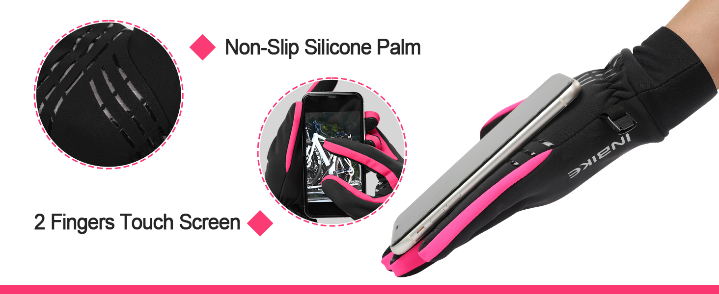 Зимові рукавички для велоспорту та катання на лижах з сенсорним екраном, вітрозахисні, теплі, зелені, XL