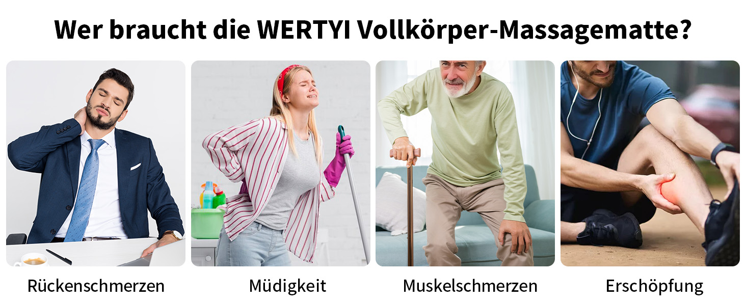 Електрична масажна подушка для крісла з підігрівом та вібрацією для спини та шиї, масажер для всього тіла, Шиацу масаж (2.0)