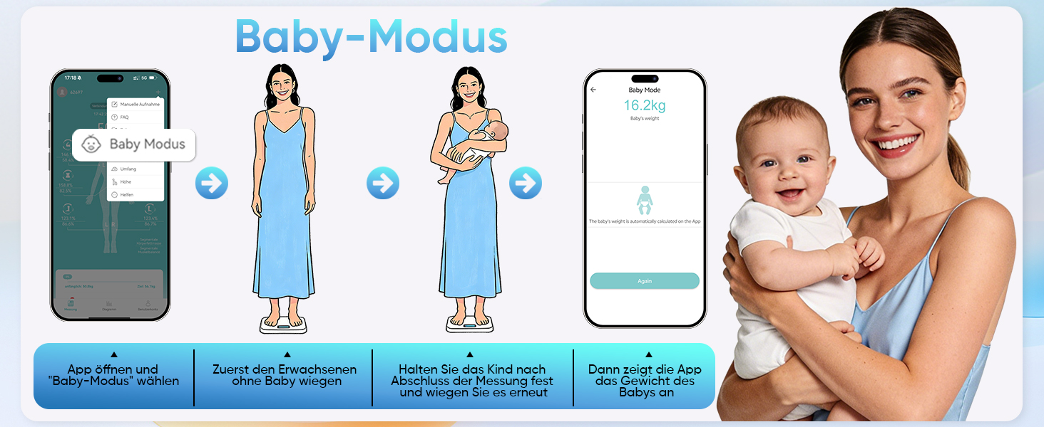 Вага для вимірювання жиру тіла з 8 електродами, персональна вага з Bluetooth, аналіз складу тіла, дисплей, 180 кг, BMI, протеїн, BMR, чорно-зелений