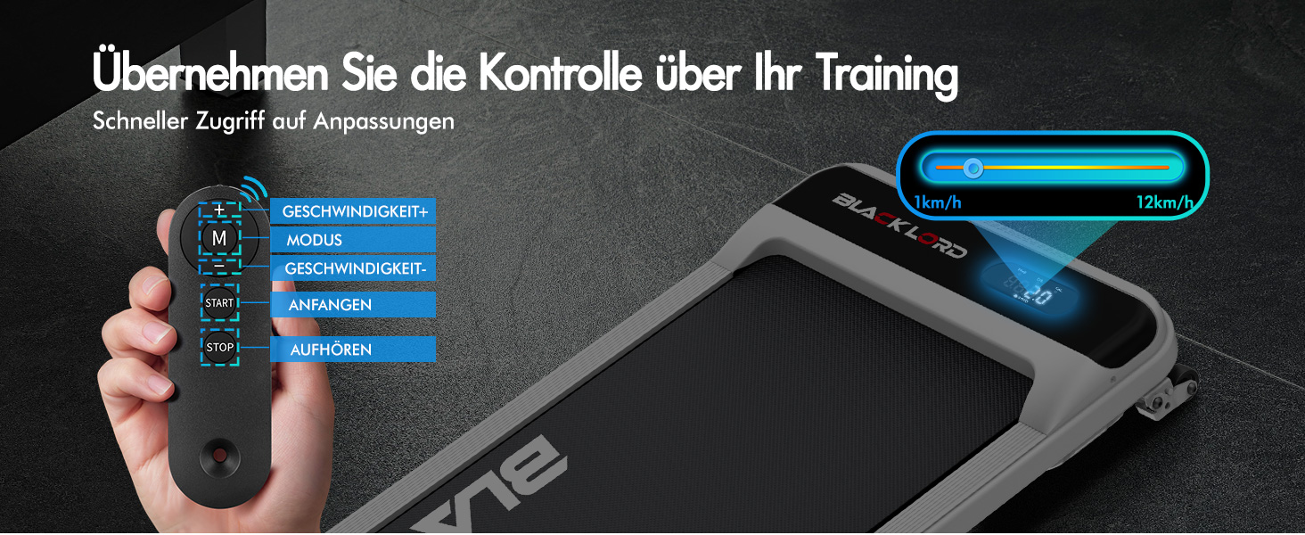 Електричний біговий тренажер BLACK LORD з нахилом 9%, 3.2 PS, 4-в-1 для дому та офісу, 12 програм, динамік, 140 кг, білий