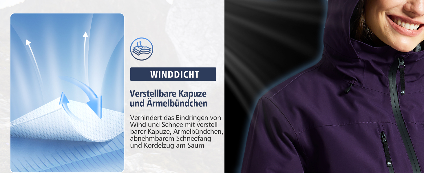 Жіноча куртка Pioneer Camp для сноуборду та гірськолижного спорту, водонепроникна, вітрозахисна, тепла, зимова, біла, розмір S