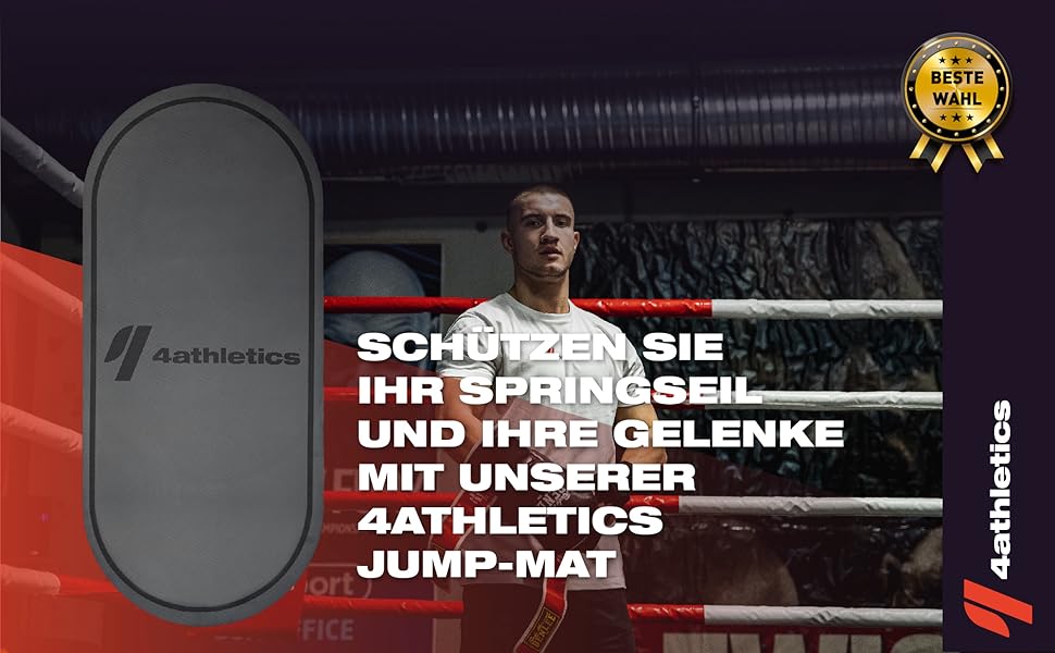Килимок 4athletics CrossHero Jump-Mat овальний 139x62 см для стрибків зі скакалкою, йоги та фітнесу, 8 мм, протиковзкий, з ремінцем для перенесення, сірий