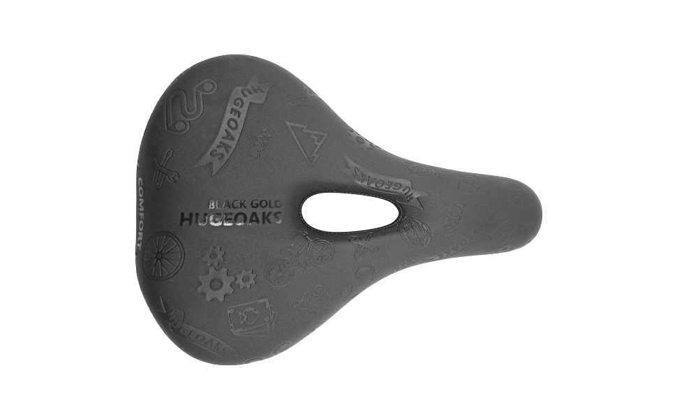 Велосипедне сідло HUGEOAKS для чоловіків та жінок: комфортне, для MTB, шосе, фітнесу, BMX, трекінгу