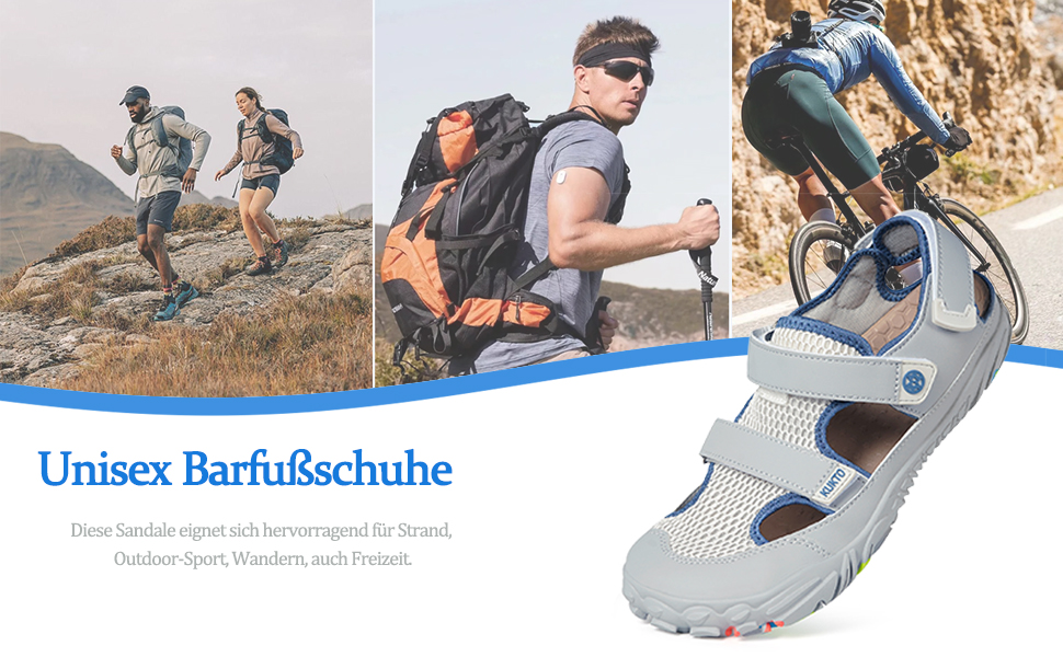 Чоловічі сандалі для плавання Hsyooes спортивні аквашузи пляжні шльопанці для хайкінгу швидковисихаючі чорні 43 EU