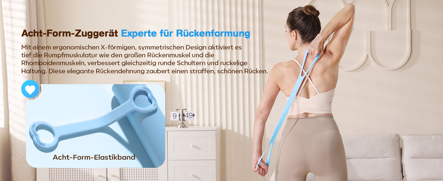 Набір для пілатесу 13 шт: кільце 13', м'яч 10' та еластичні стрічки для жінок вдома. Комплект обладнання для пілатесу для початківців, стрічки та аксесуари (блакитний)