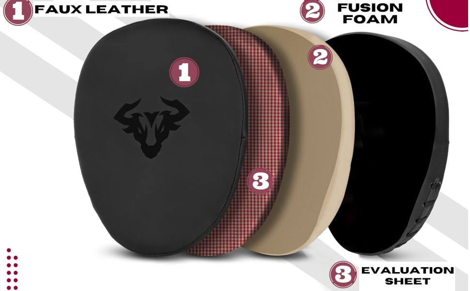 Боксерські подушки Islero Fitness чорного кольору для чоловіків та жінок: міцні, для ударів, MMA, муай-тай, кікбоксинг, хаки та джеб. Ідеальні для тренувань