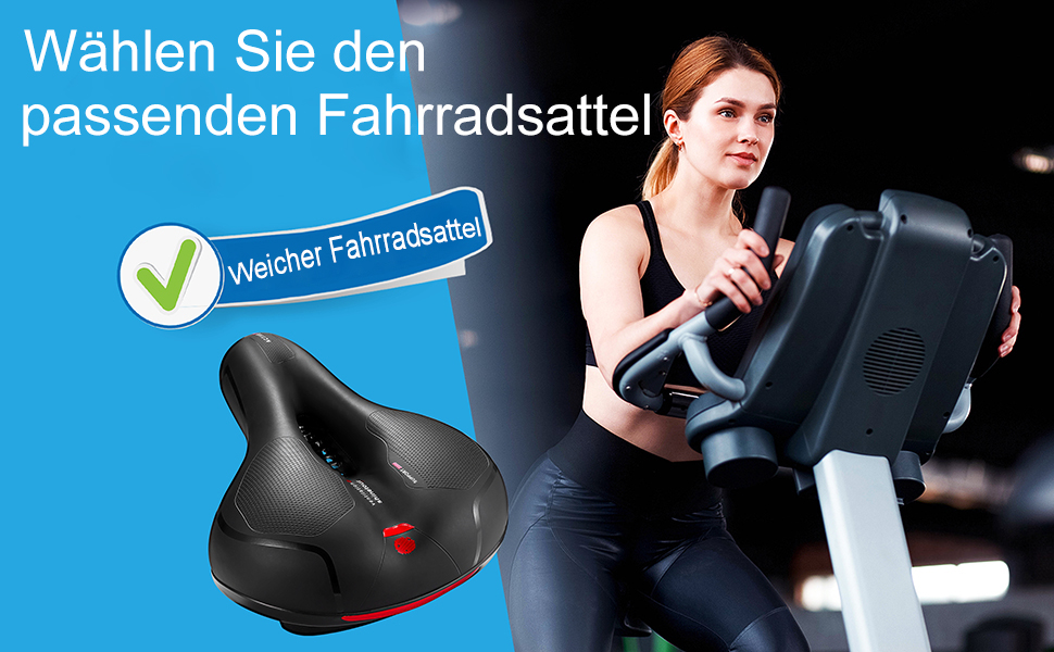 Велосипедний сідло Rarapop з Memory Foam: комфортне для MTB, шосе та міських велосипедів