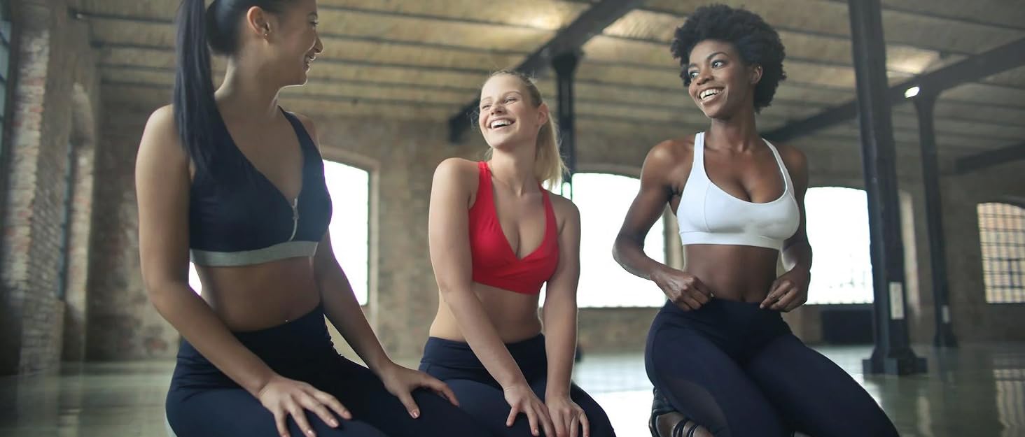 Гумові еластичні стрічки для фітнесу fdsmall 3 шт. (3 рівні опору) для сідниць та стегон, нековзні стрічки для занять йогою, пілатесом та силовим тренуванням