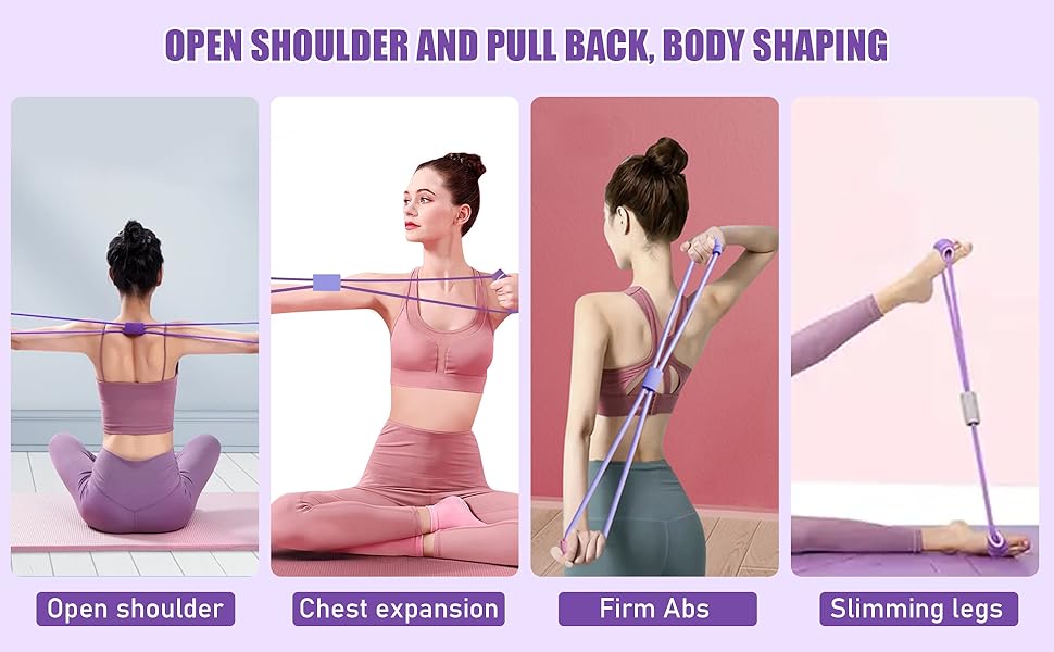 Набір для пілатесу: Магічний круг, м'яч, стрічки, диски та постер. Преміум-аксесуари для дому