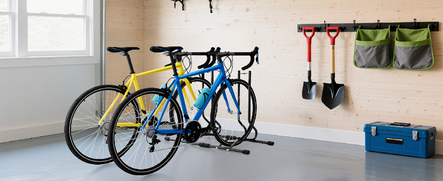 Підставка для велосипедів TLGREEN 2 шт. - стійка для паркування, ремонтна, для MTB, шосе, 20-27 дюймів, ширина шини до 70 мм