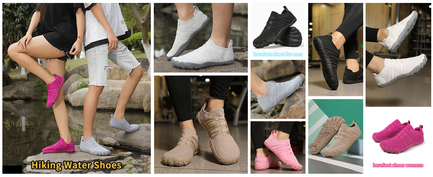 Босі кросівки для жінок та чоловіків: широкі, легкі, дихаючі, з підошвою Zero-Drop, для трейлу, фітнесу, бігу по вулицях. Унісекс, розміри 36-46 EU, колір рожевий