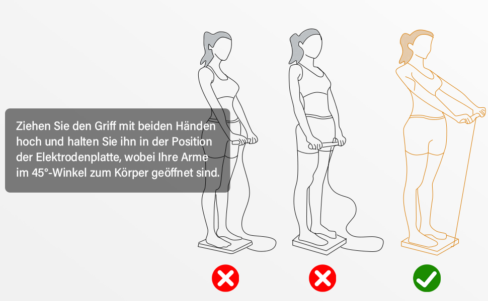 Вага для вимірювання жиру в тілі з датчиками рук, 8 електродів, цифрова вага з LCD дисплеєм, точна вага для вимірювання жиру та м'язової маси з APP, 32 показники, для вимірювання жиру, ІМТ та інше FRKG78-BT